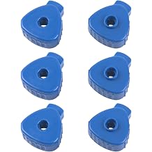 6Pcs Yootones Plastic Quick-set Cymbal Nut Compatible with Percussion Drum Kit Blue