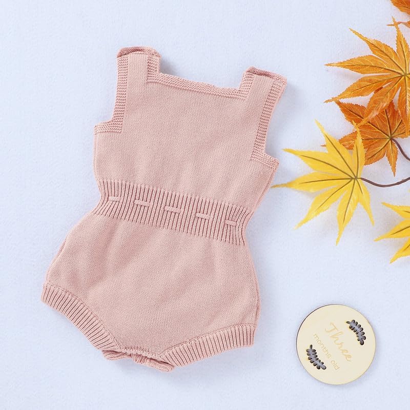 Neiwech Baby Girl Romper Sleeveless Pompoms Knit Rompers Newborn Little Girl Overall Jumpsuit Summer Outfits Clothes - Image 3