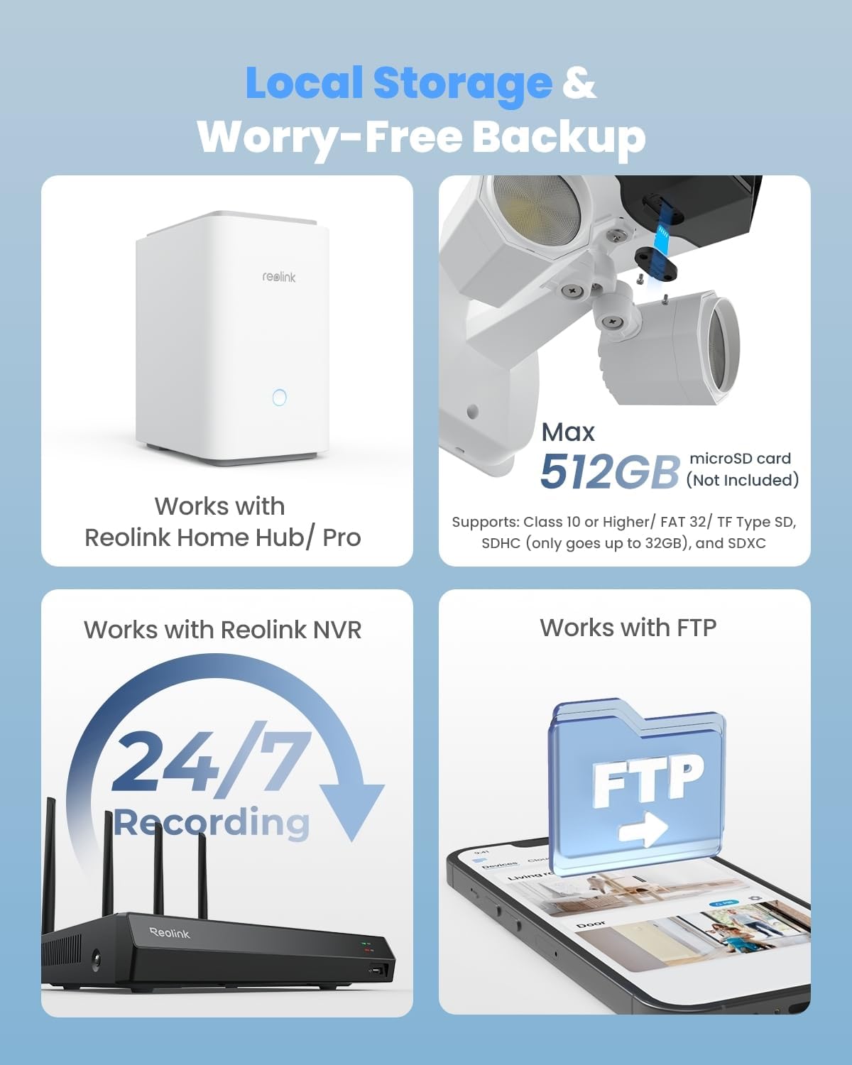 REOLINK 4K 8MP Floodlight Security Camera Outdoor, Dual-Lens Camera w/ 180° FOV, Dual-Band Wi-Fi 6, Color Night Vision with 1800lm Floodlight, Smart AI Detection, IP67 Waterproof, AC (100~240V) - Image 7