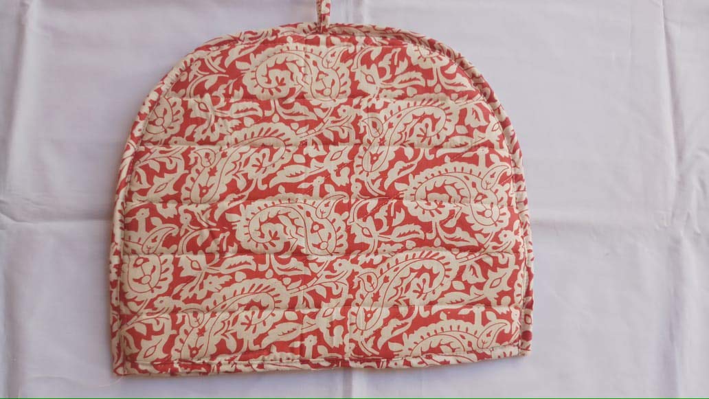 Hand Block Tea Cozy - Keep Tea Warm & Stylish -10 Hand Block Tea Cozy - Keep Tea Warm & Stylish -10