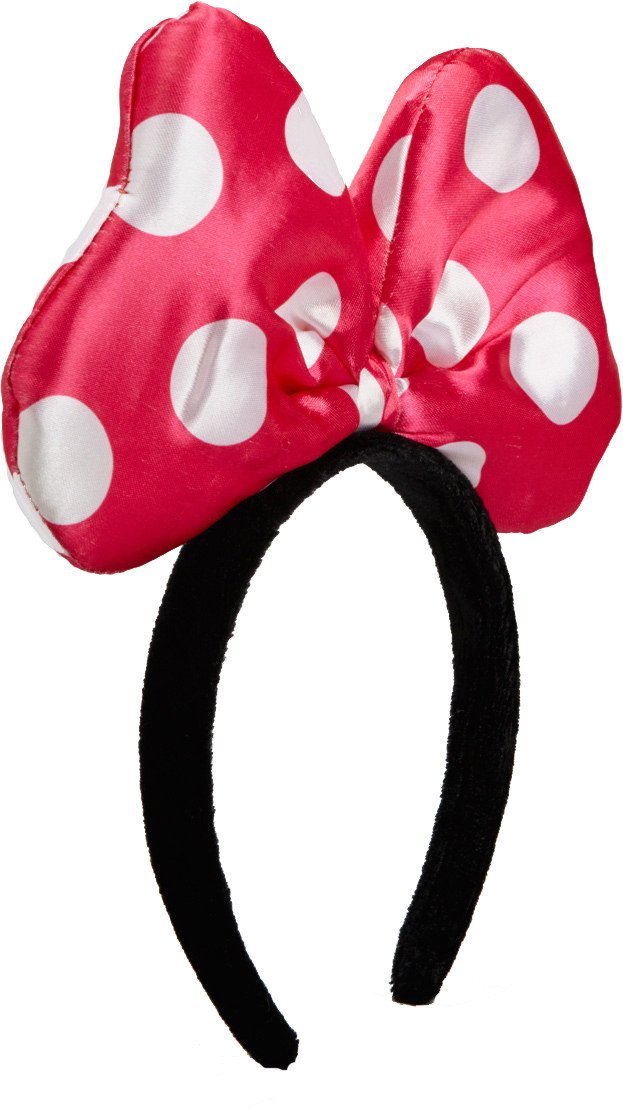 Wenchoice Girl's Hot Pink Polka Dot Bow Headband One Size