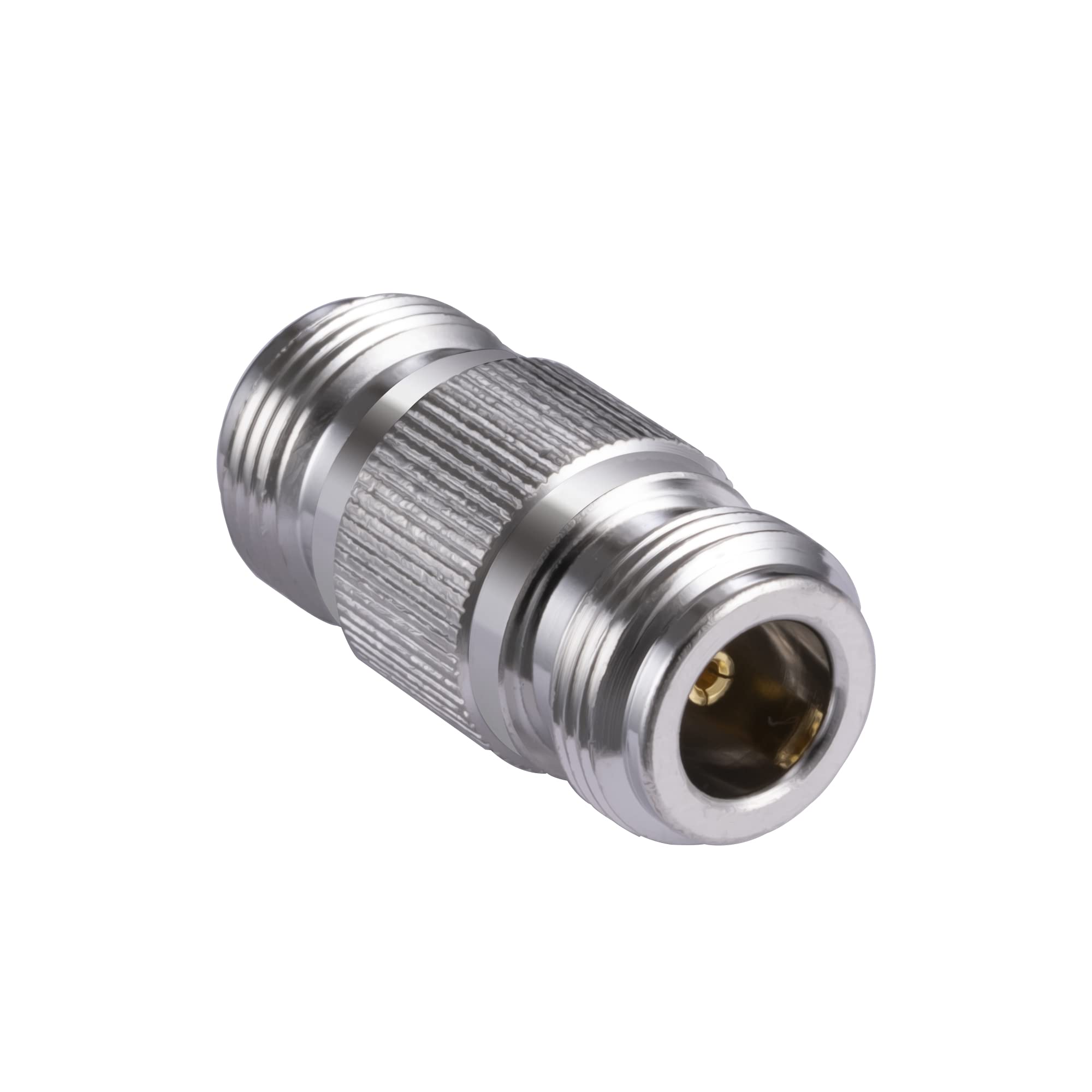Vecys 2 Pezzi Adattatore per Cavo Coassiale da Tipo N Femmina a Tipo N Femmina 50 Ohm per Antenna WiFi Radio CB