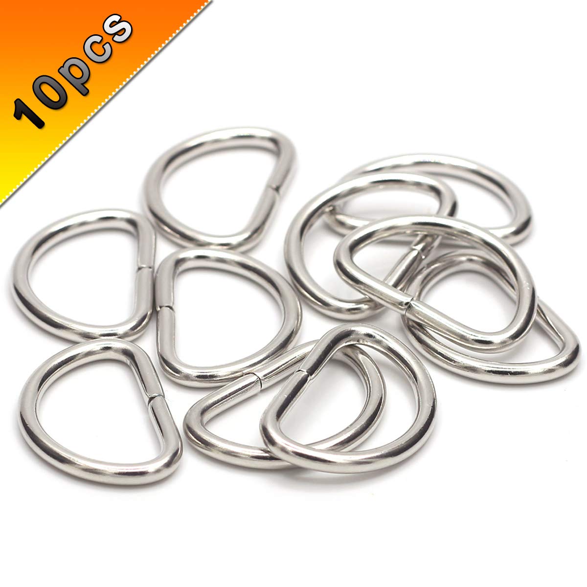 Flying Horse66 10 Pieces Metal D Rings Buckles - Image 4