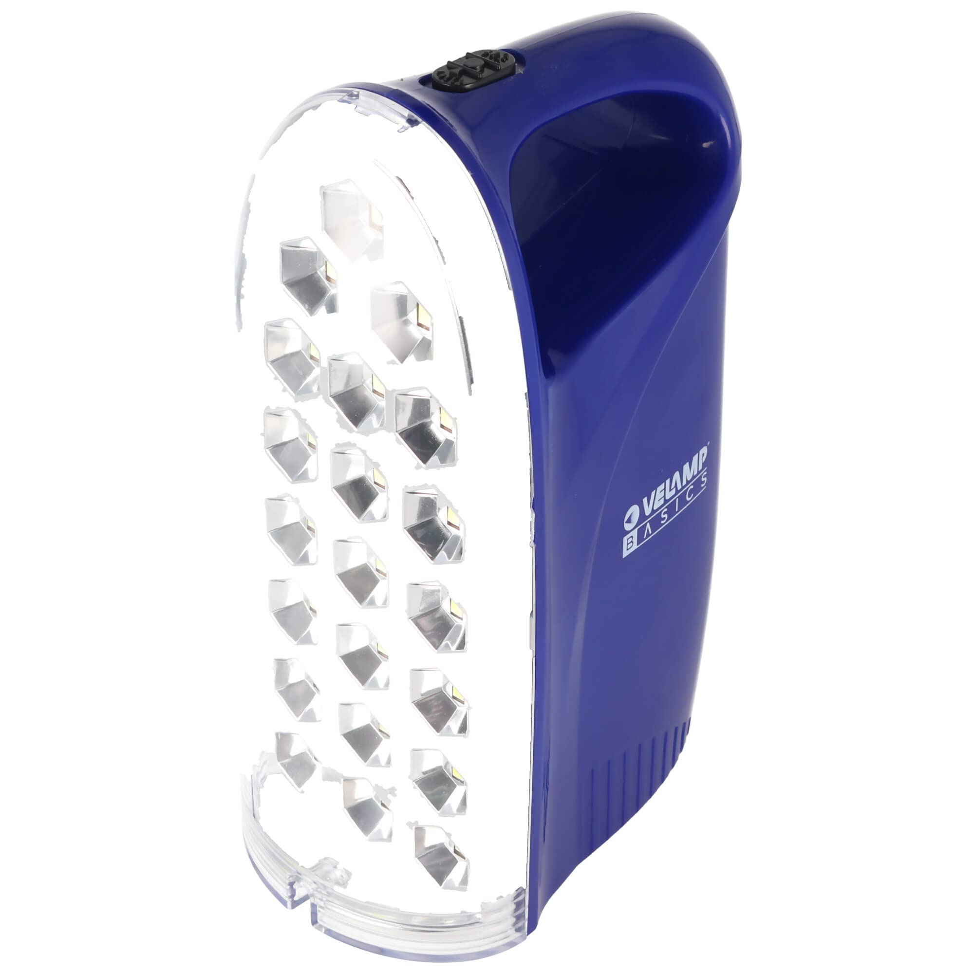 Velamp IR312 Lampe LED de secours portable rechargeable avec chargeur externe 250 lumens