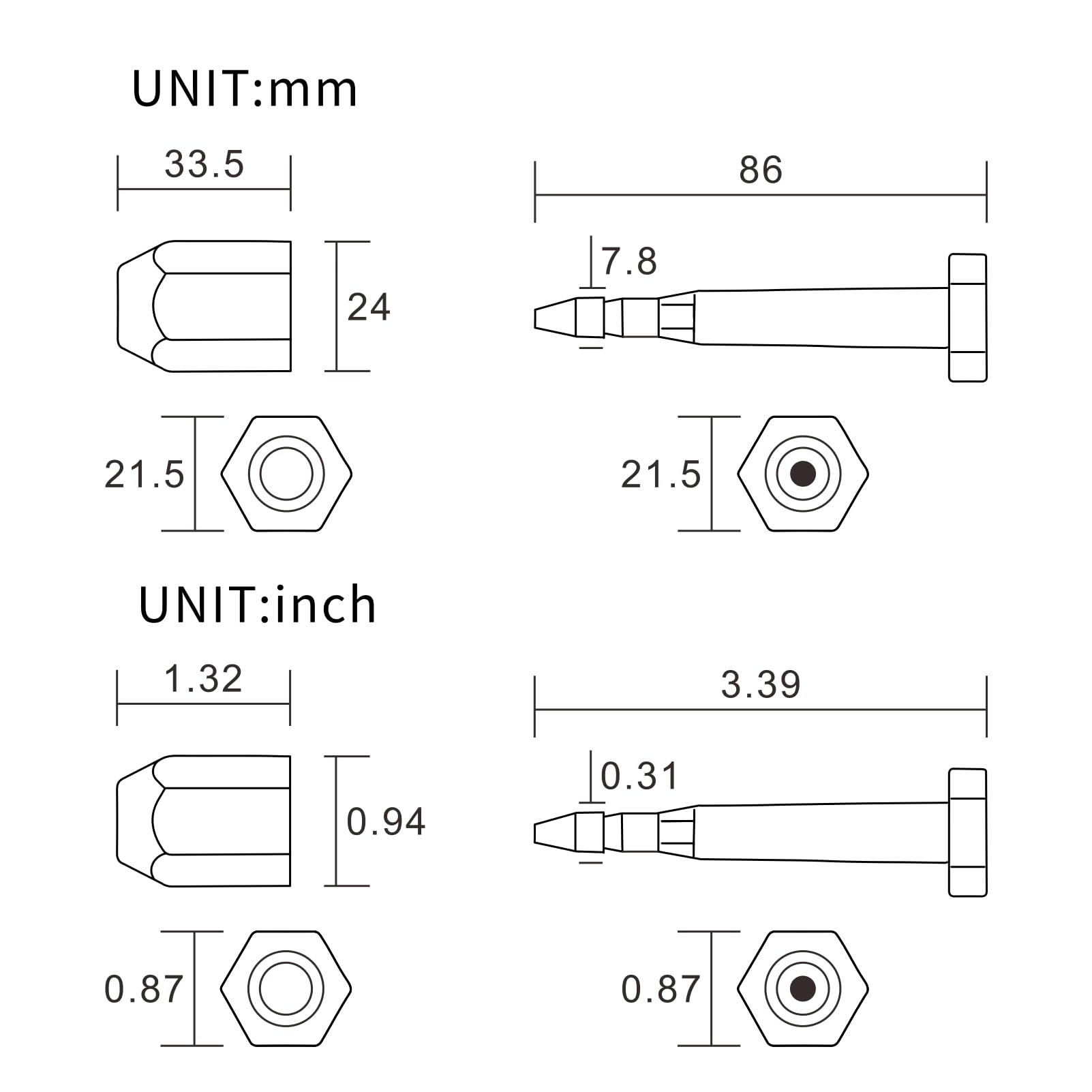Kocents 10PCs BTS-005 High Security Bolt Seal with 6-Digit Serial Number ISO 17712 Certified Tamper-Proof Heavy-Duty Shipping Container Seals for Logistics & Cargo Security (Yellow)