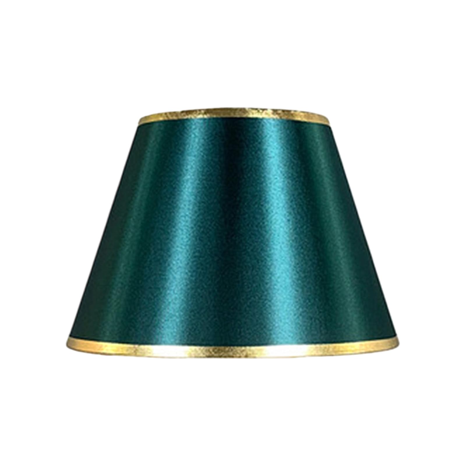Linvimia Dark Green Gold Wall Light Cover Table Light Shade Elegant Cloth Round Lampshades Home Offices Decorative Lighting Cover Enduring Decorative Lighting Accessories