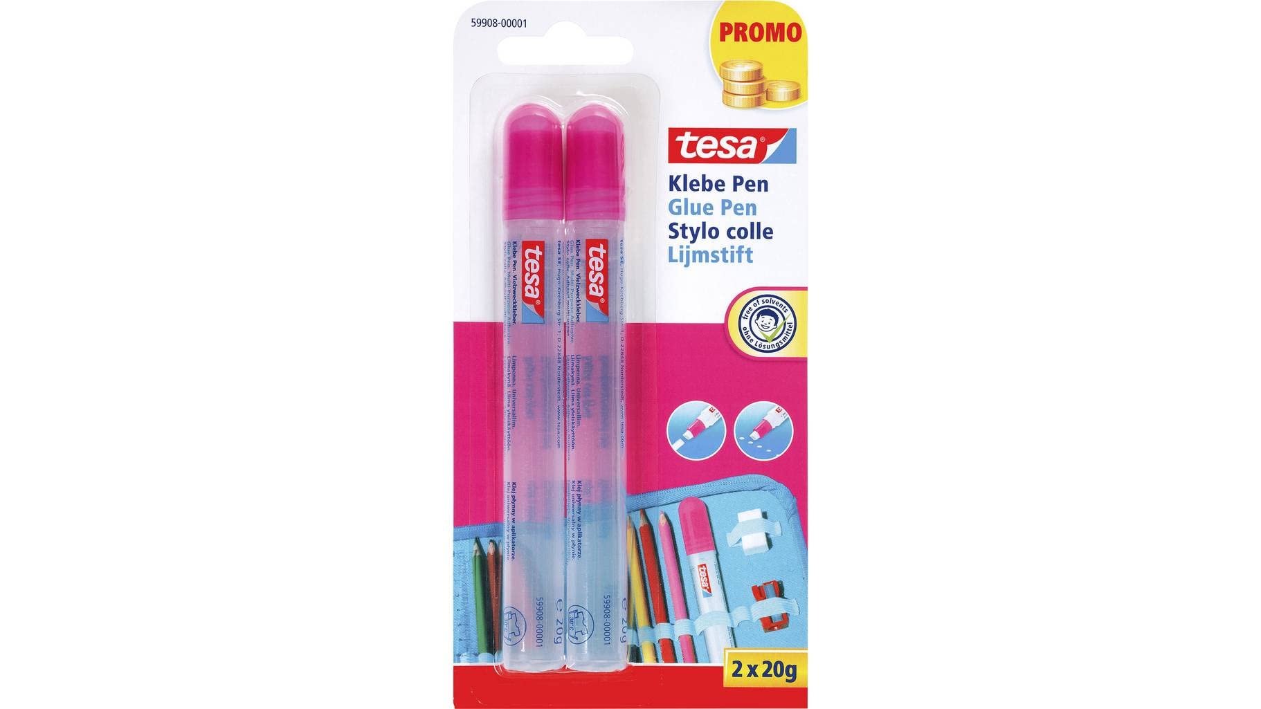 Tesa Glue Pen 2x20g Blister