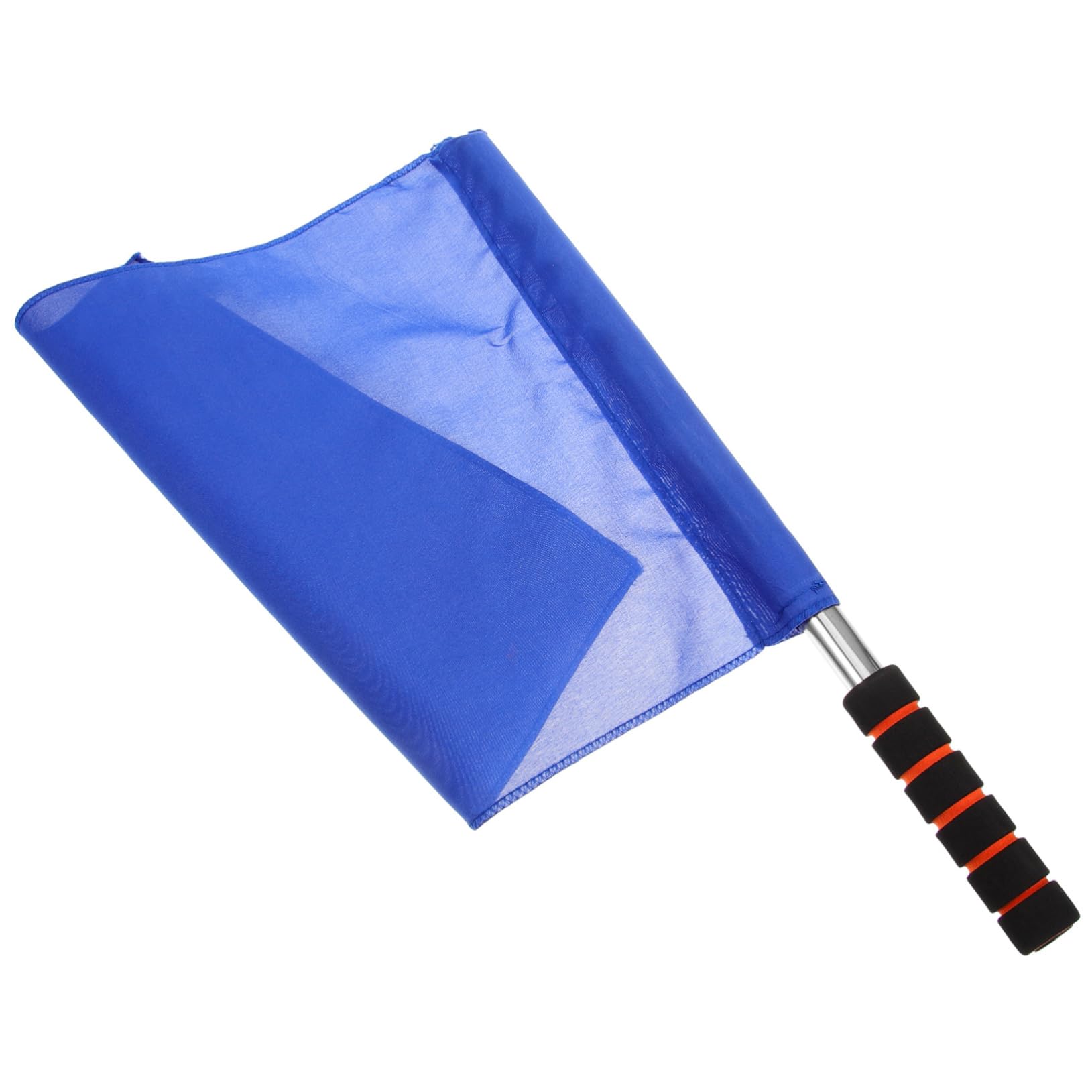 GAROZATION Multi-function Soccer Referee Flag Stainless Steel Pole Assistant Referee Flag for Outdoor Football