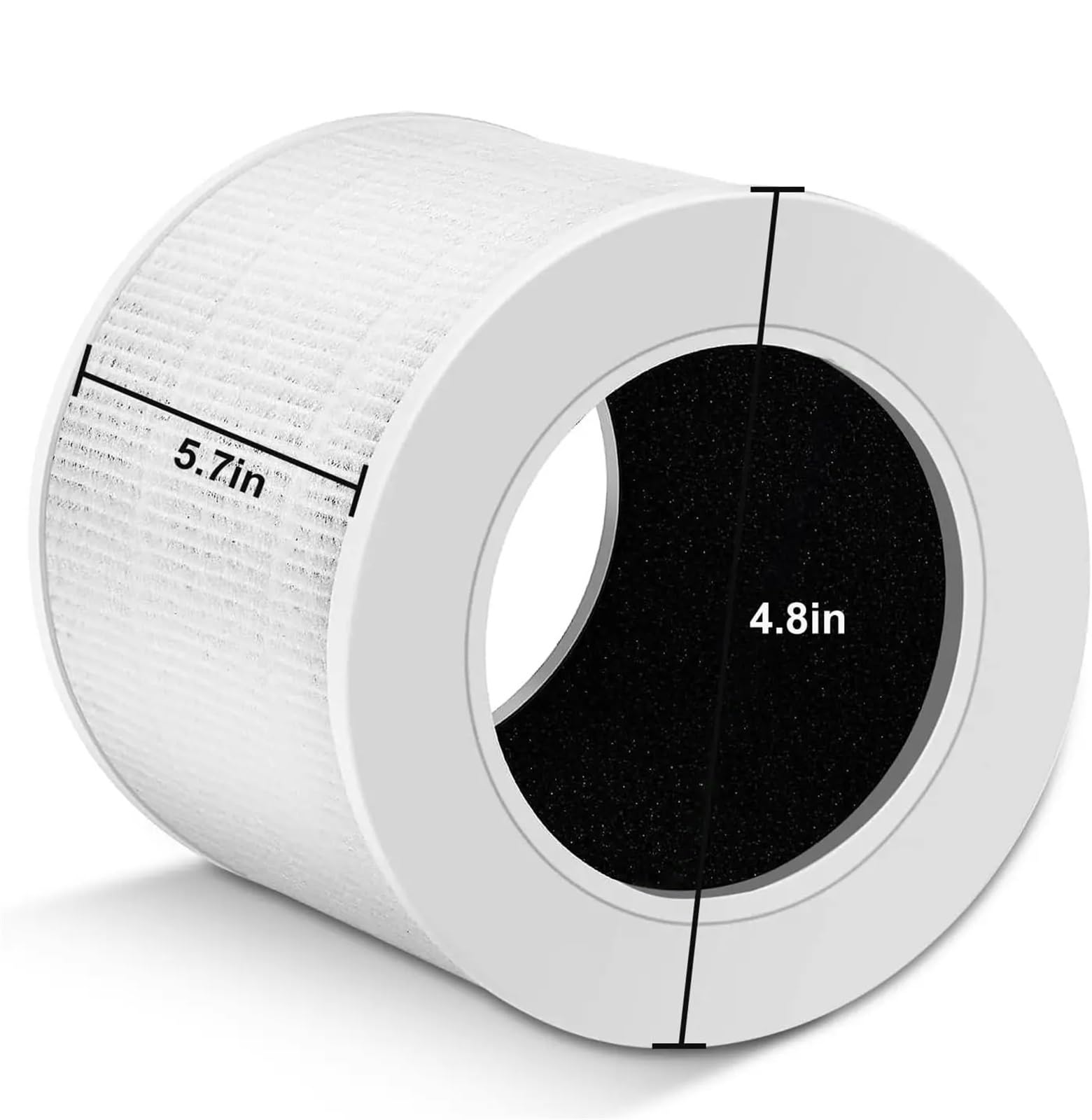 UFITVXURDI Air Purifier Filter High Efficiency HEPA Activated Carbon Filter Set Replacement