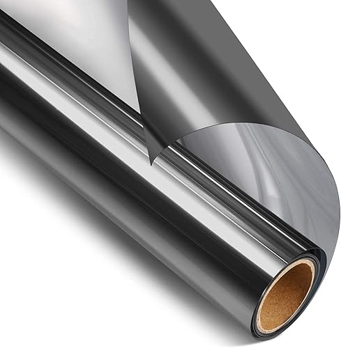 STATINT - Película de privacidad para ventana, espejo unidireccional, control de calor, bloqueo solar, UV, para puerta, cubierta reflectante