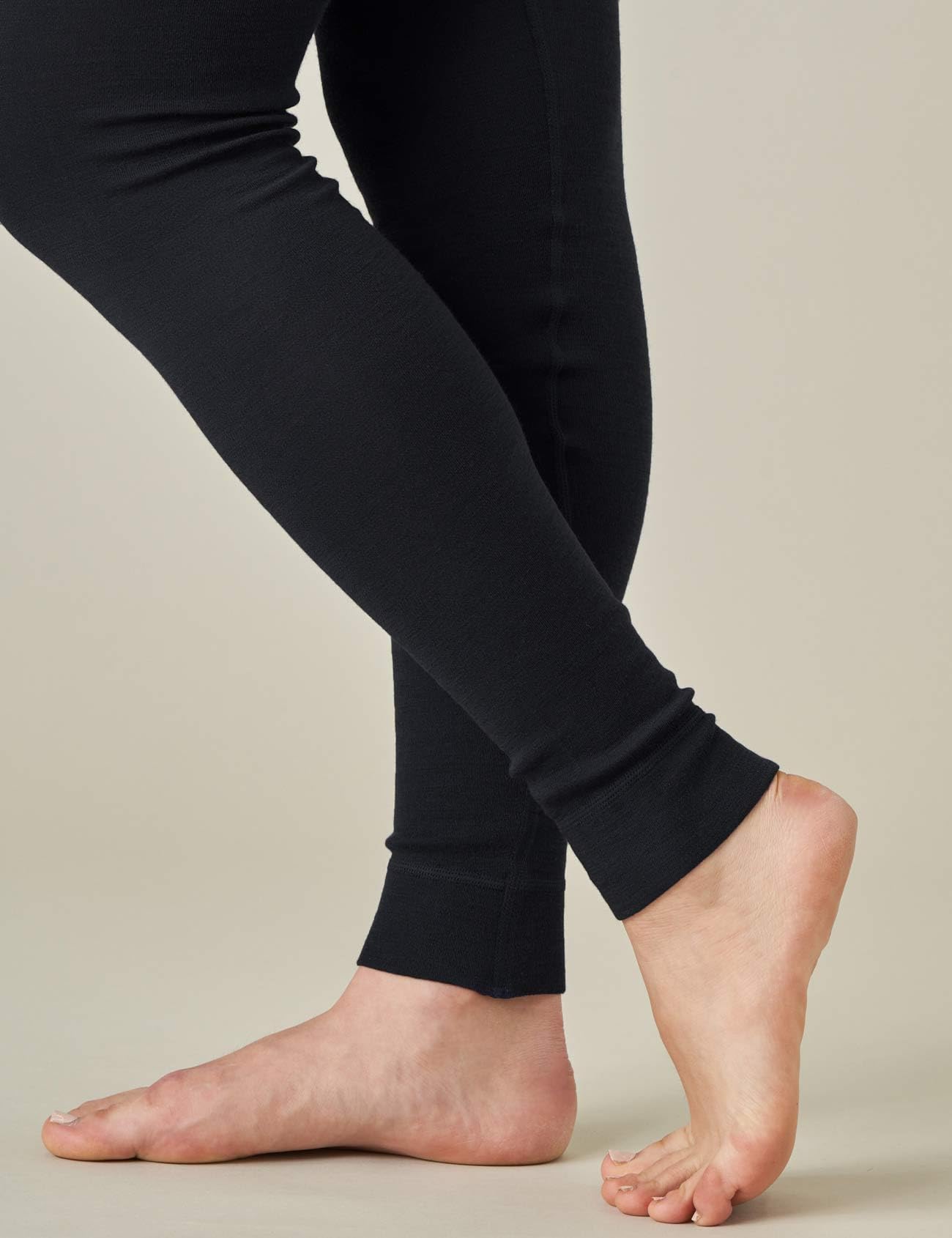 LAPASA Pantalon Thermique Femme 100% Laine Mérinos Leggings Chaud Automne/Hiver L49