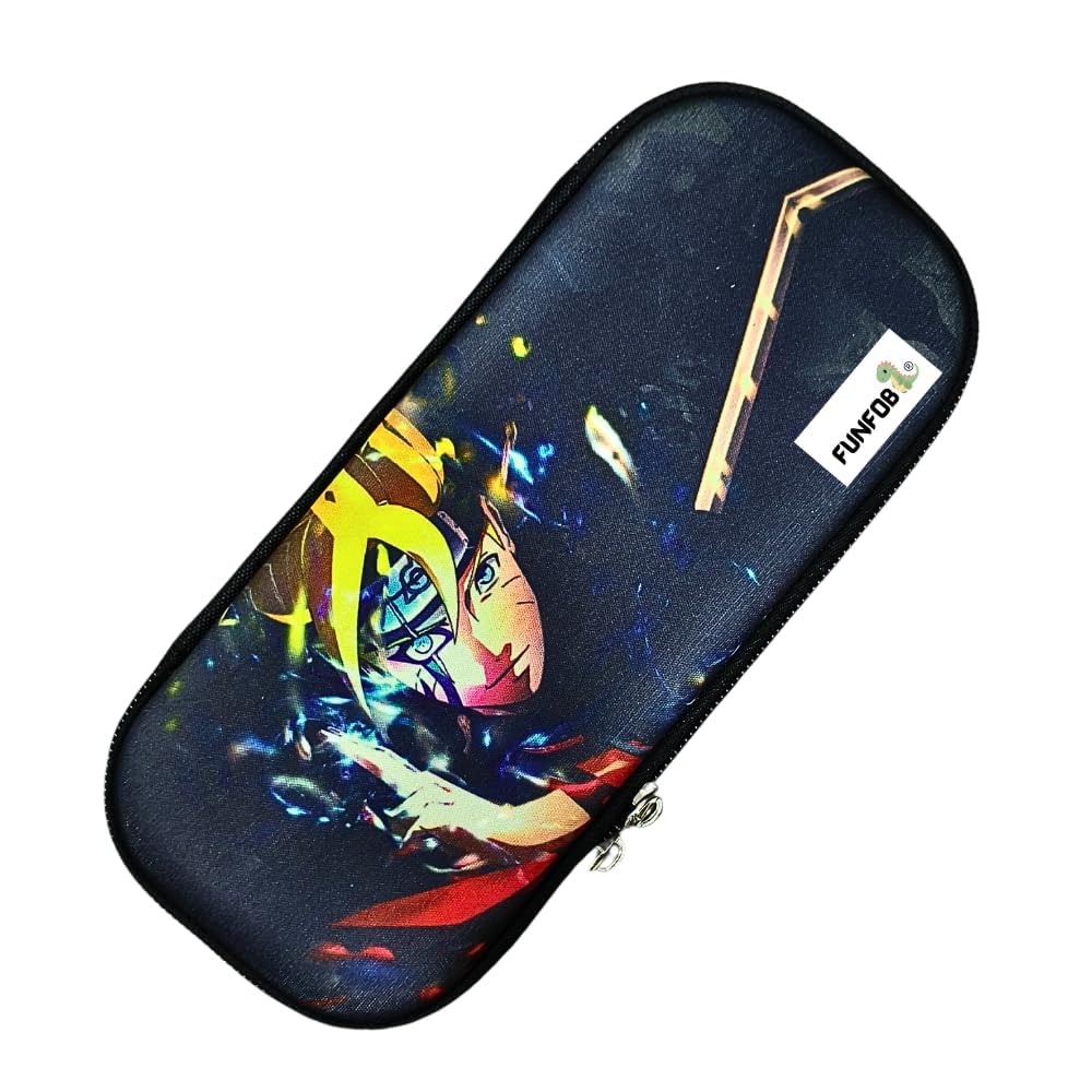 Funfob Polyester Naruto Pencil Box For School College For Pen Pencil Or Other Stationery Products Pencil Pouch Travel Or Cosmetic Case (Naruto Black Pencil Box) (B0CTMD6QK4) Amazon Price History, Amazon Price Tracker