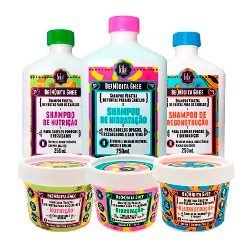 Kit Lola Shampoo e Máscara Be(M) Dita Ghee - Cronograma Capilar 1 61z+oJ6R4PL