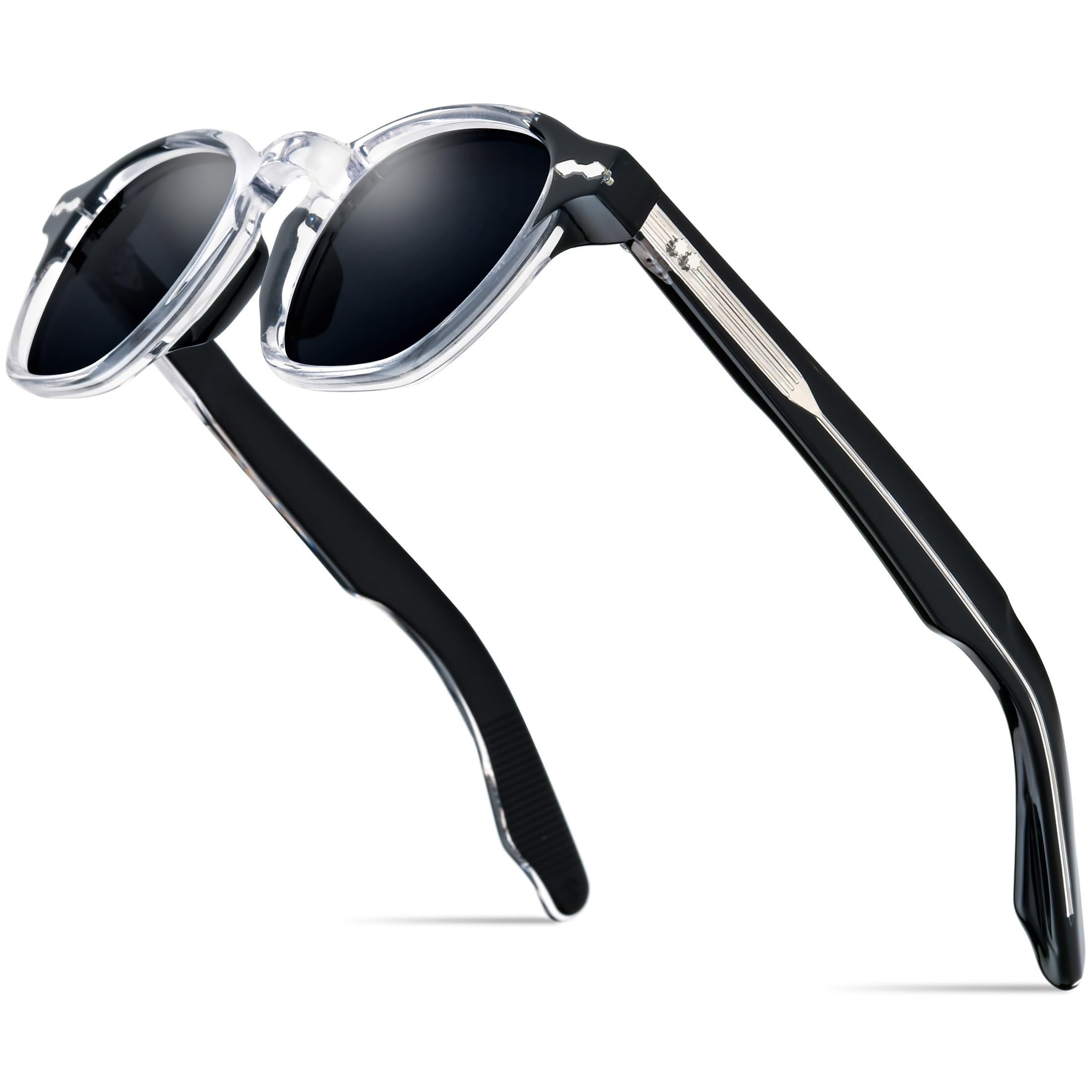 HEPIDEM Acetate Glasses Frame Men Women Square Eyeglasses Optical Spectacles MZEPH