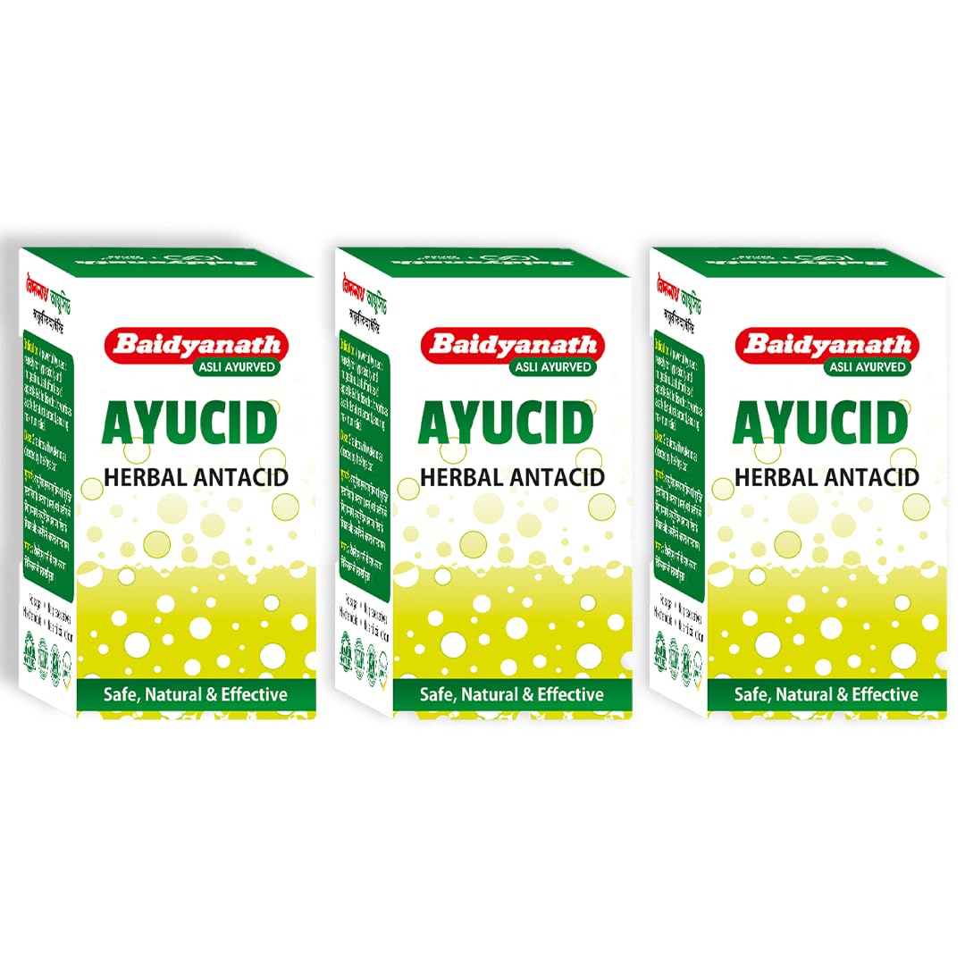 Baidyanath Ayucid - 50 Tablets (Pack of 3)