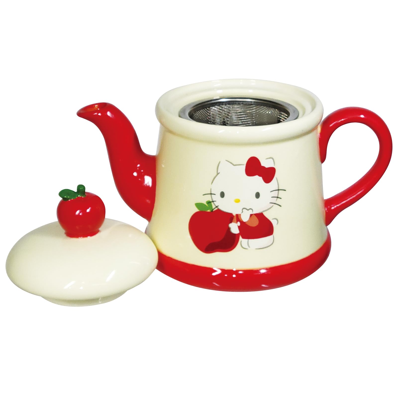 Amazon｜サンリオ (SANRIO) ハローキティ ティーポット リンゴ 