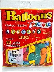 Balao Redondo N 050 Sortido Pct Com 50 108261
