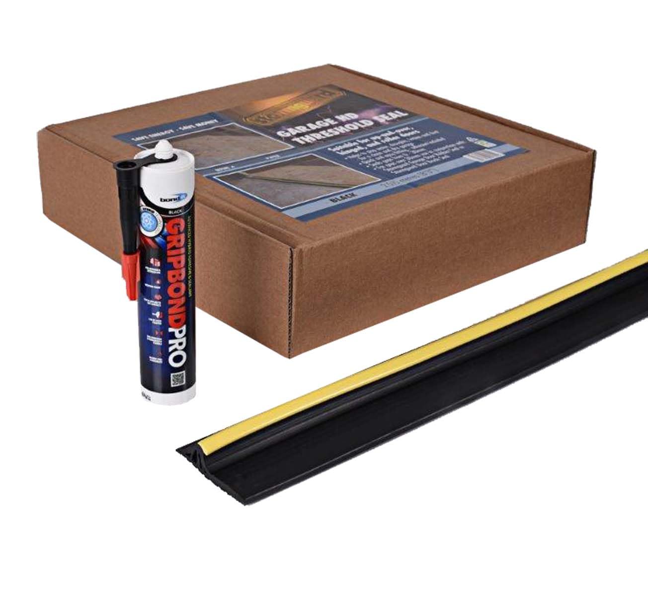 Stormguard Black Heavy Duty Garage Floor Threshold 2515Mm