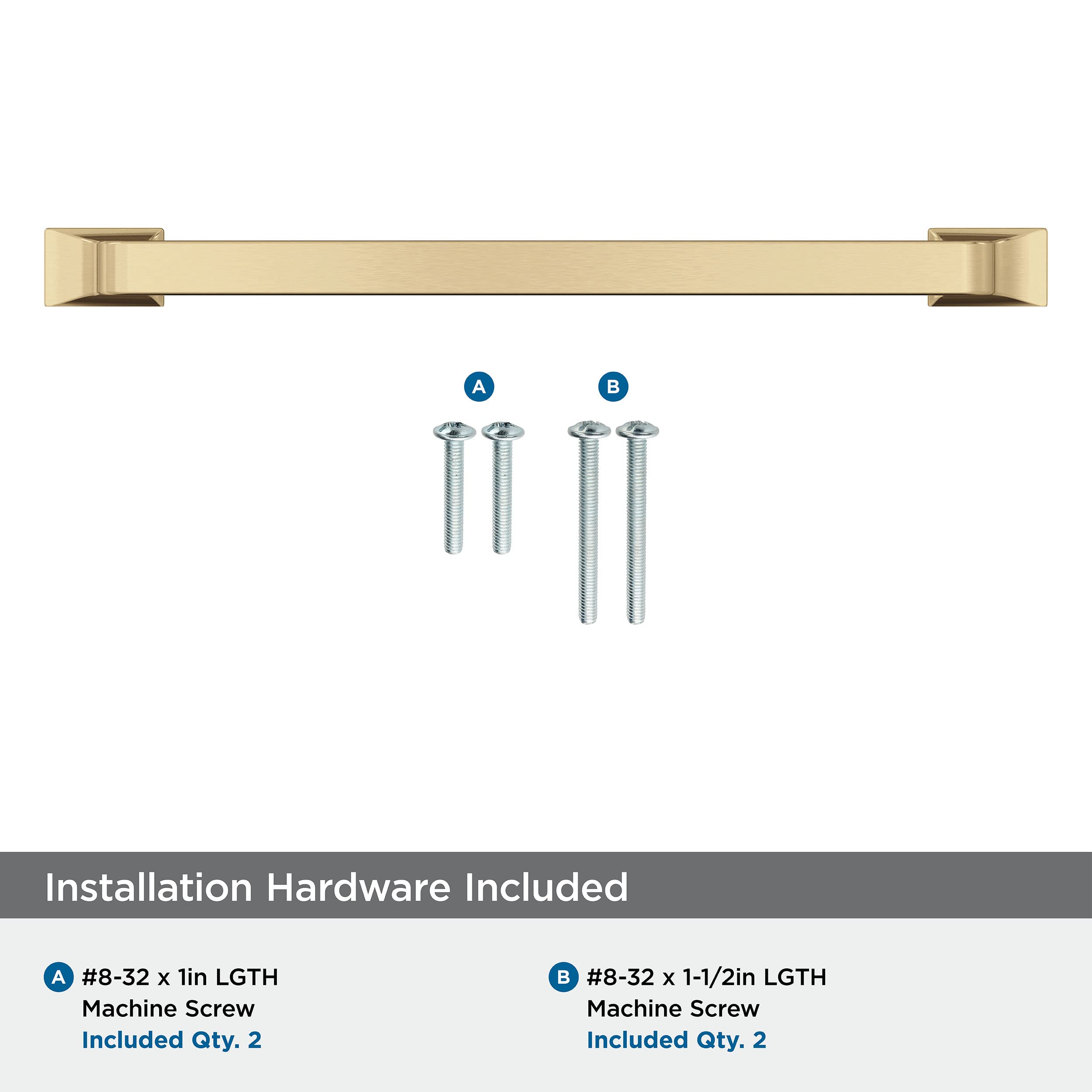 Amerock 10BX37090ORB - Tirador De Gabinete De Bronce Aceitado | 3 Pulgadas (76 Mm) De Centro A Centro | Paquete De 10 | Triomphe | Herrajes Para Muebles