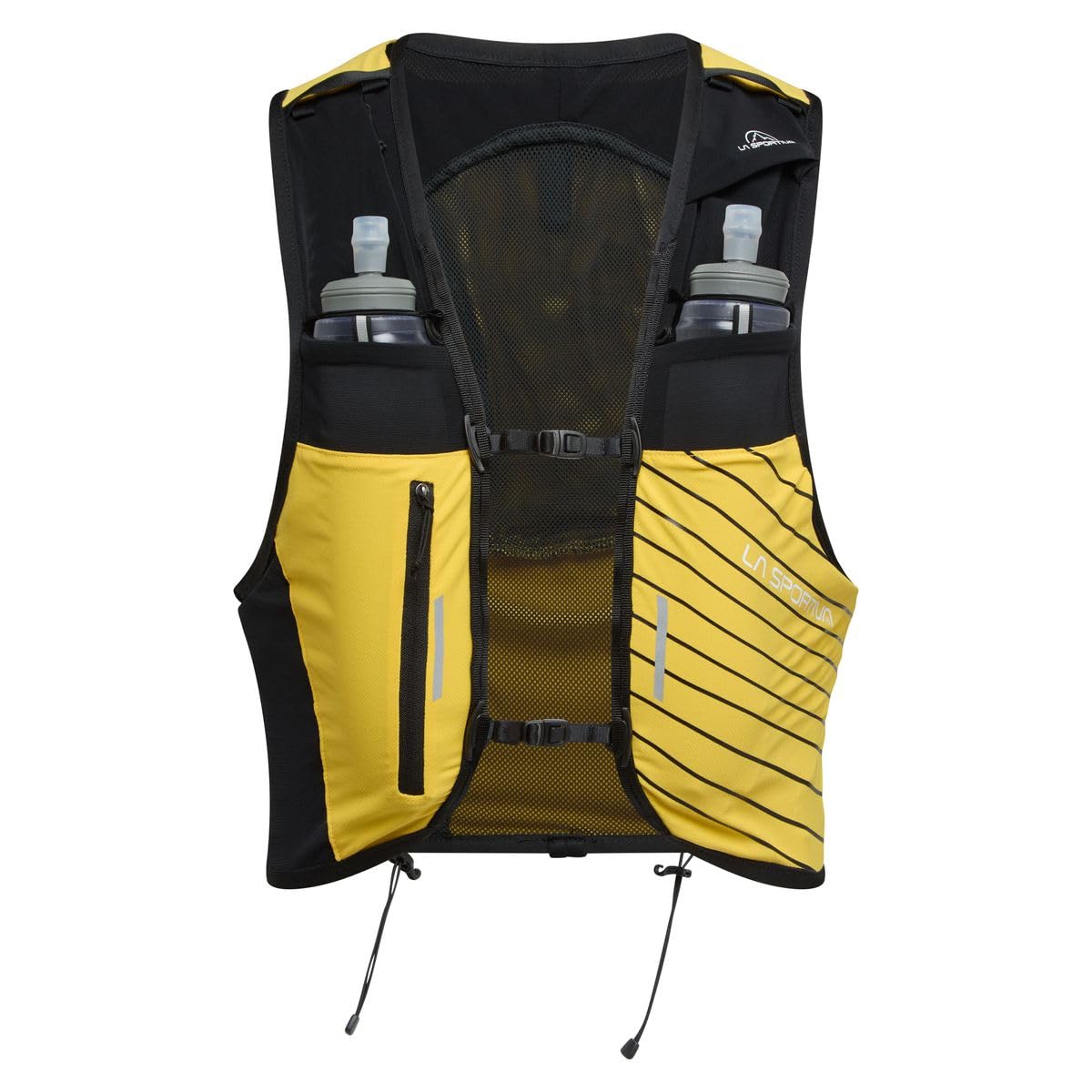 La Sportiva Yellow / Black Ultra 10L Trail Vest (With Flasks) - Ss26