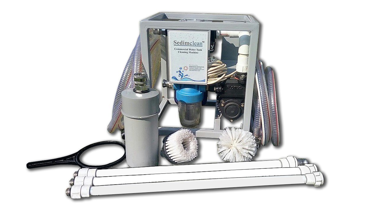 Sedimclean 15000L Water Tank Cleaning Machine (White and Grey)
