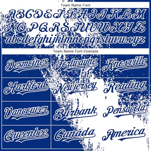 Camiseta de béisbol degradada para hombres y mujeres, personalizada para equipos con nombre y número bordados miniatura 4