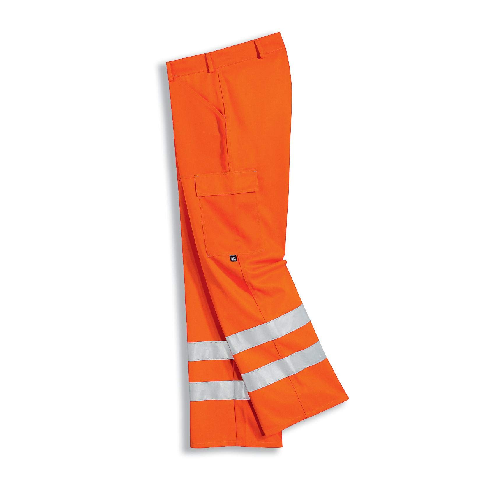 Uvex Protection Flash 8894 męskie spodnie robocze - pomarańczowe bojówki ostrzegawcze