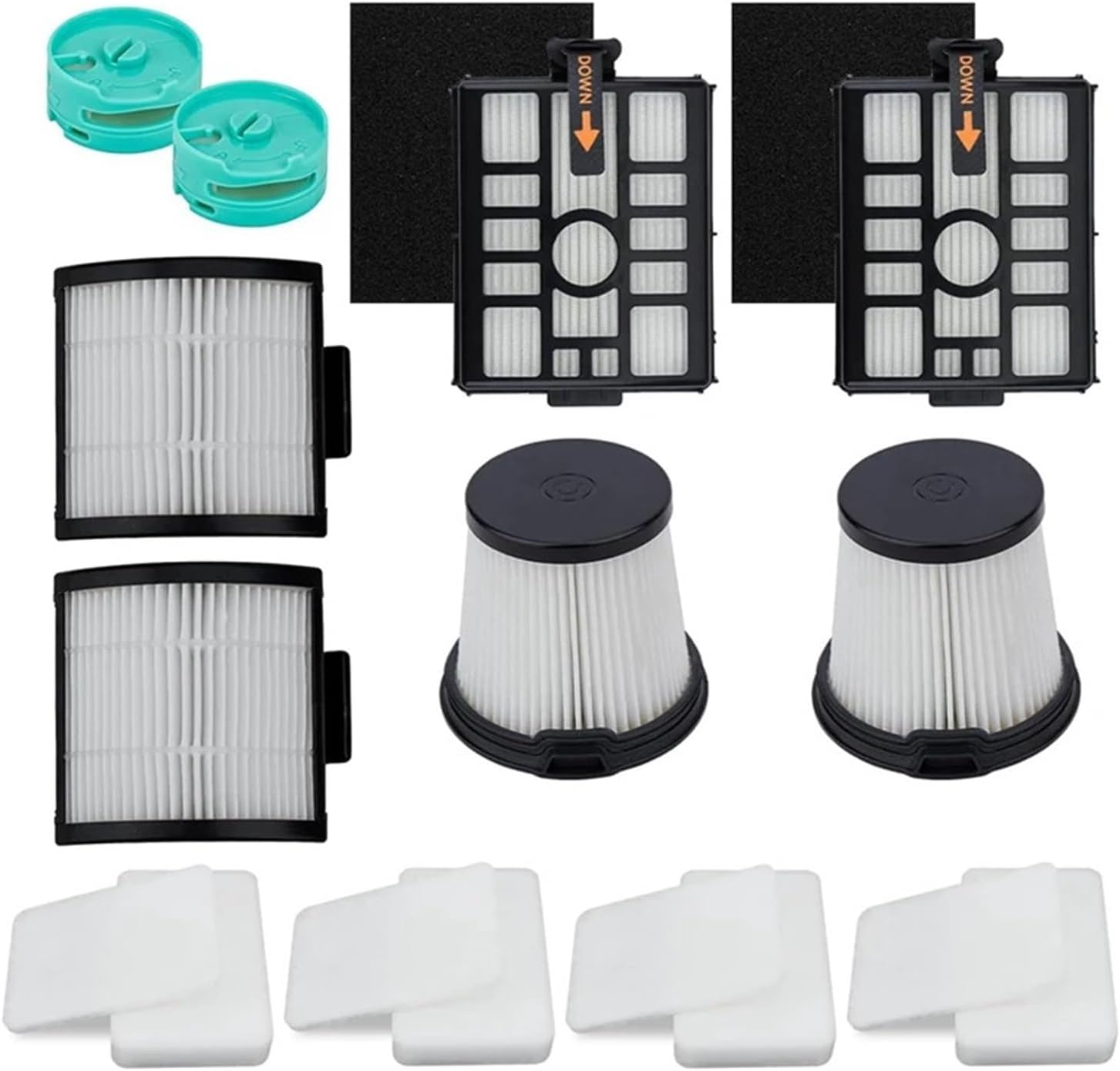 Filters Replacement Fit ，Compatible For Shark Detect Pro IW1111 IW3511，Vacuum Cleaner Filter Kit Replacement Parts