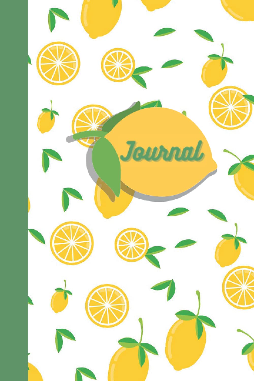 Cute Summer Yellow Lemon Journal: A Fun Blank-Lined Notebook for all ages
