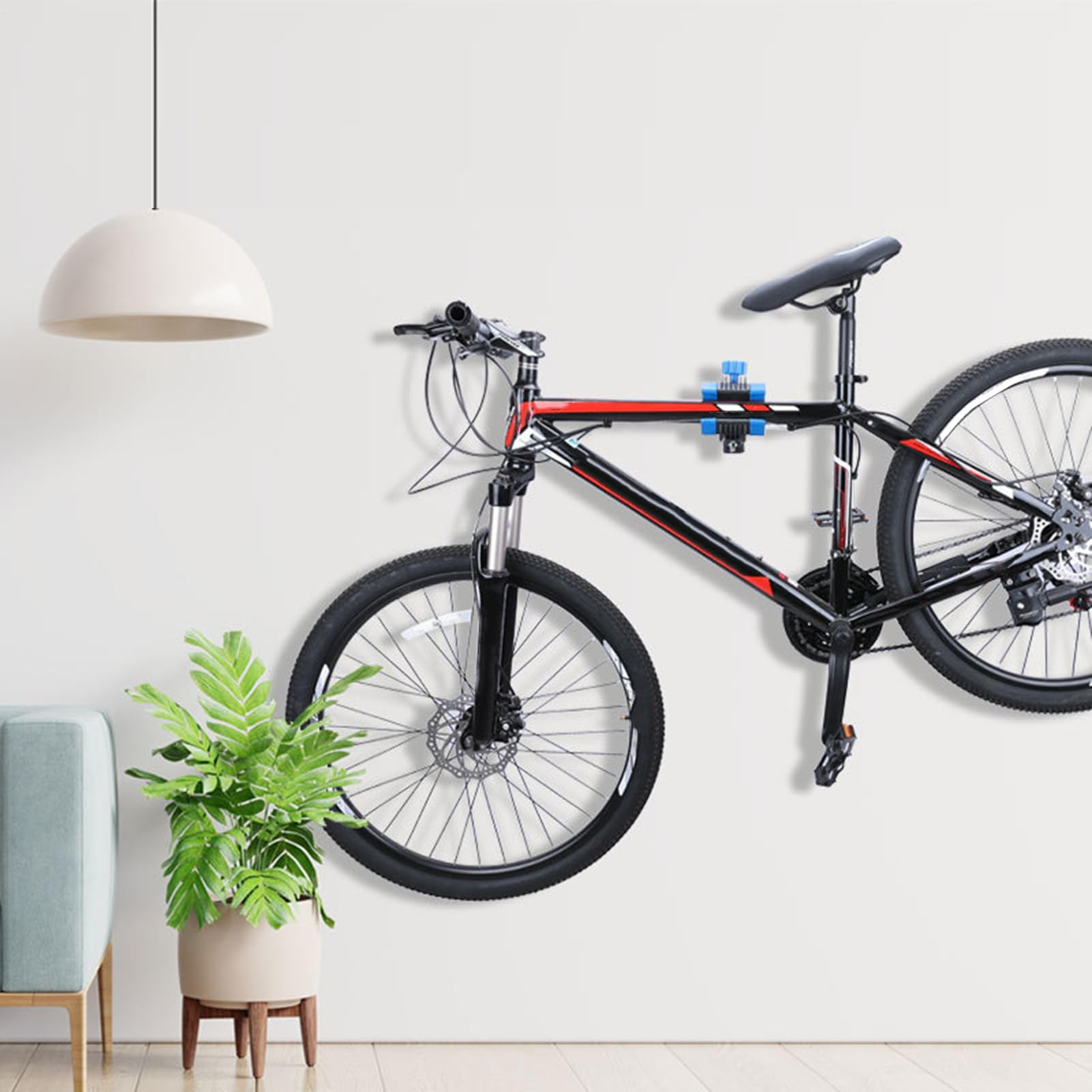 Portabiciclette Cavalletto Riparazione a Parete Pieghevole Regolabile | Supporto Bici A Parete Cavalletto da Lavoro Robusto per Manutenzione Domestica Bici Strada Mountain Bike