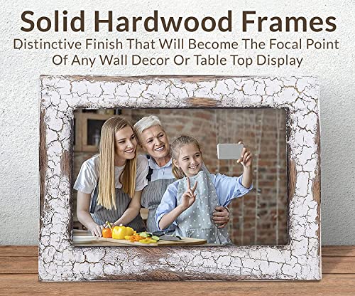 Farmhouse-Picture-Frames-Distressed-Wood-Rustic-Picture-Frame-4×6-White Farmhouse Picture Frames Distressed Wood Rustic Picture Frame 4×6 White