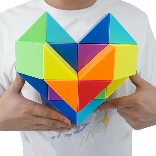 Cubo mágico de serpiente Juguete antiestrés de serpiente para niños Juguetes de viaje para niños de 4 a 8 años Gran regalo para niños y niñas,