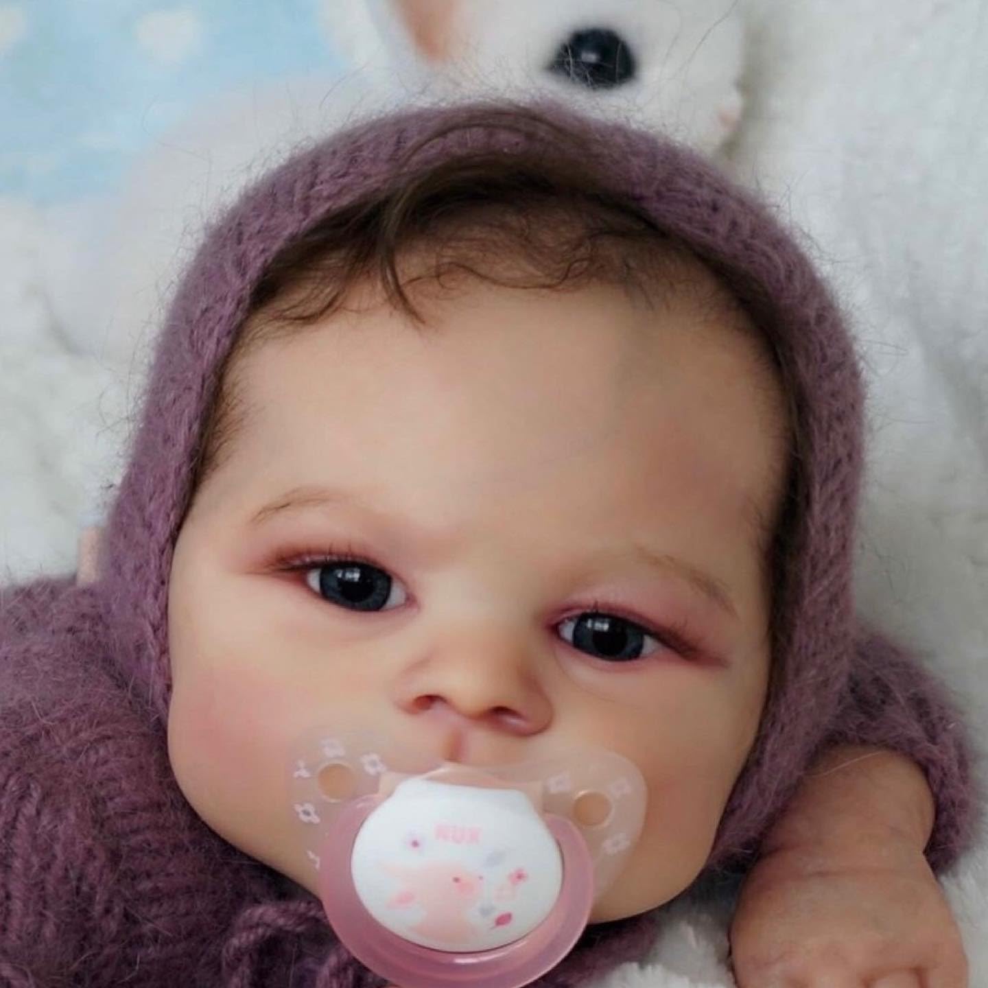 RXDOLL Realistyczne lalki Reborn Baby Dolls silikonowe na całe ciało winylowa dziewczyna 43 cm realistyczna pełna silikonowa lalka bobas wodoodporna prawdziwe życie Reborn lalki dziewczęce zabawka na