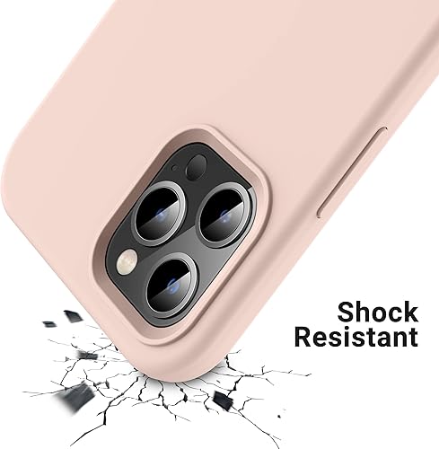 Miniatura 8 de OTOFLY - Funda para iPhone 12 Pro Max de 6.7 (2020), serie sedosa y suave al tacto, silicona líquida suave de alta calidad, carcasa protectora de