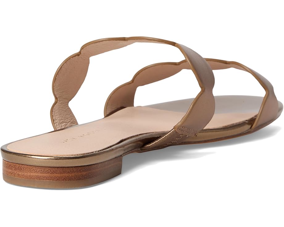 Jack Rogers Greglen Slide - Metallic Nappa - Back View