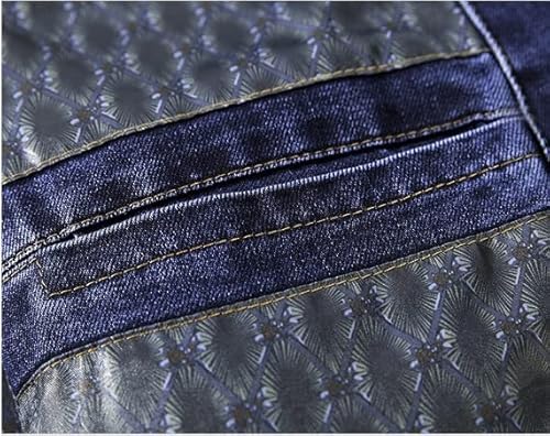 Homens Denim Blazer Casaco Masculino Casaco Outono Primavera Slim Algodão Casual Terno Casacos Casac