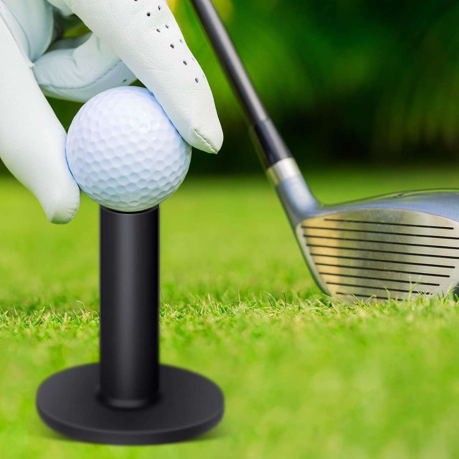 Sosation 23 Pieces Rubber Golf Tees Set Tees Holders for Driving Range Mats Value Rubber Ball Seat for Golf Hitting Mats and Indoor Outdoor Training Mixed Size 1.5 2.3 2.7 3.1 3.5 Inch