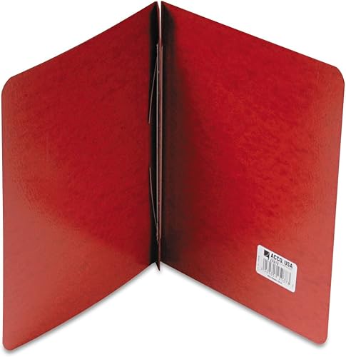 ACCO PRESSTEX - Tapa de informe, encuadernado lateral, capacidad de 3 pulgadas, 11 x 8.5 pulgadas, rojo (A7025078A)