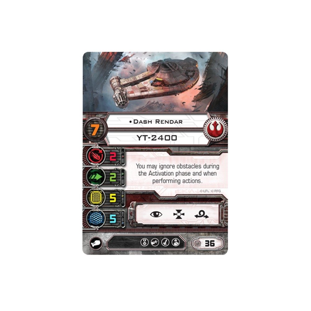 Star Wars X-Wing Miniatures Yt-2400 Freighter Expansion Pack