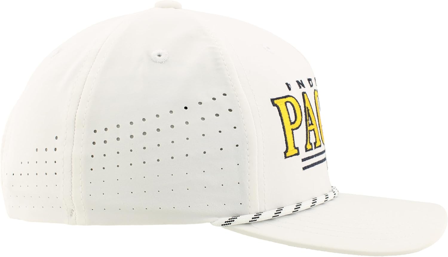 ZHATS NBA Unisex-Adult NBA Officially Licensed Rope Hat Snapback Performance Regalia White - Image 7