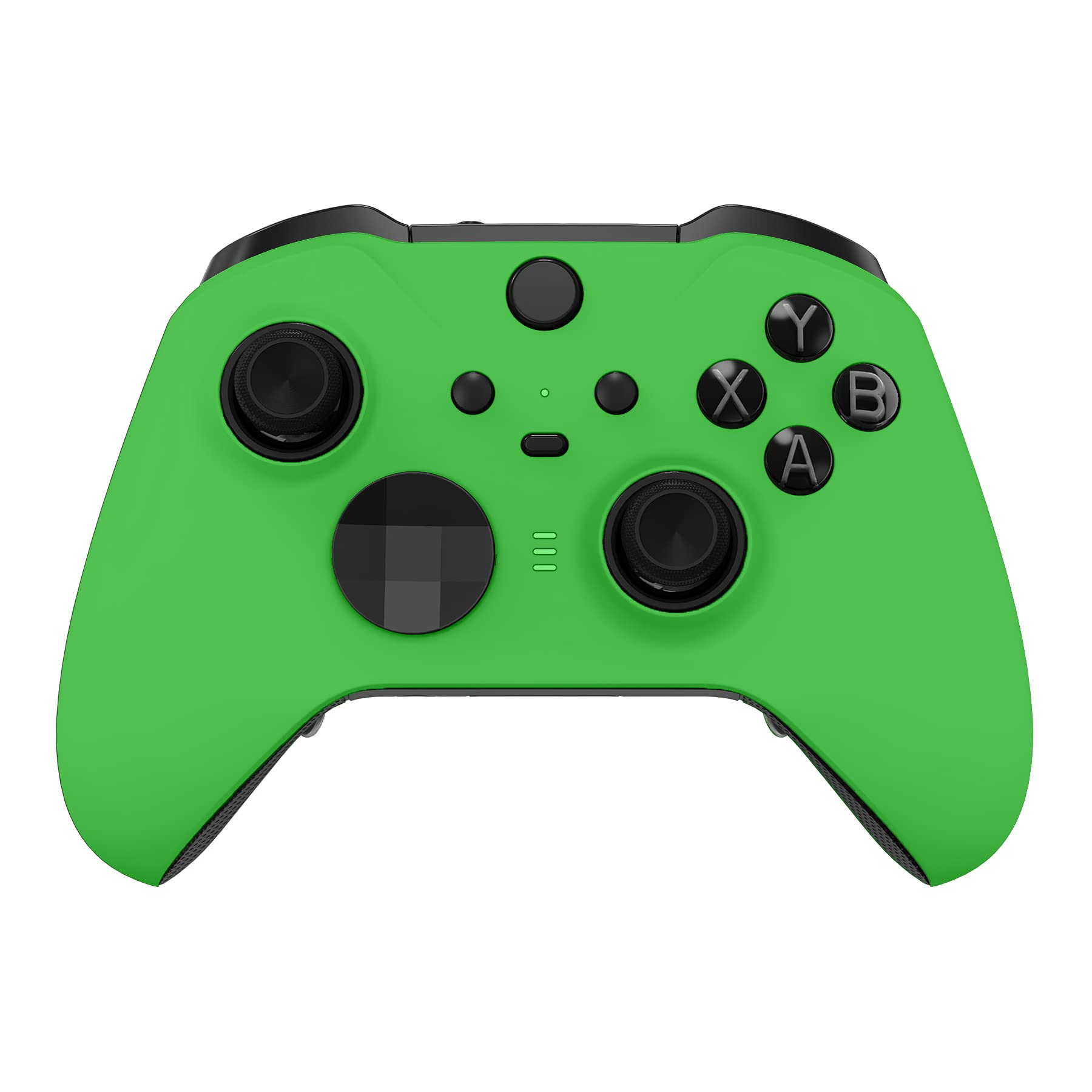 eXtremeRate Shadow Scarlet Red Soft Touch Grip Faceplate Cover, Front Housing Shell Case Replacement Kit for Xbox One Elite Series 2 Controller Model 1797 - Controller NOT Included — view 17