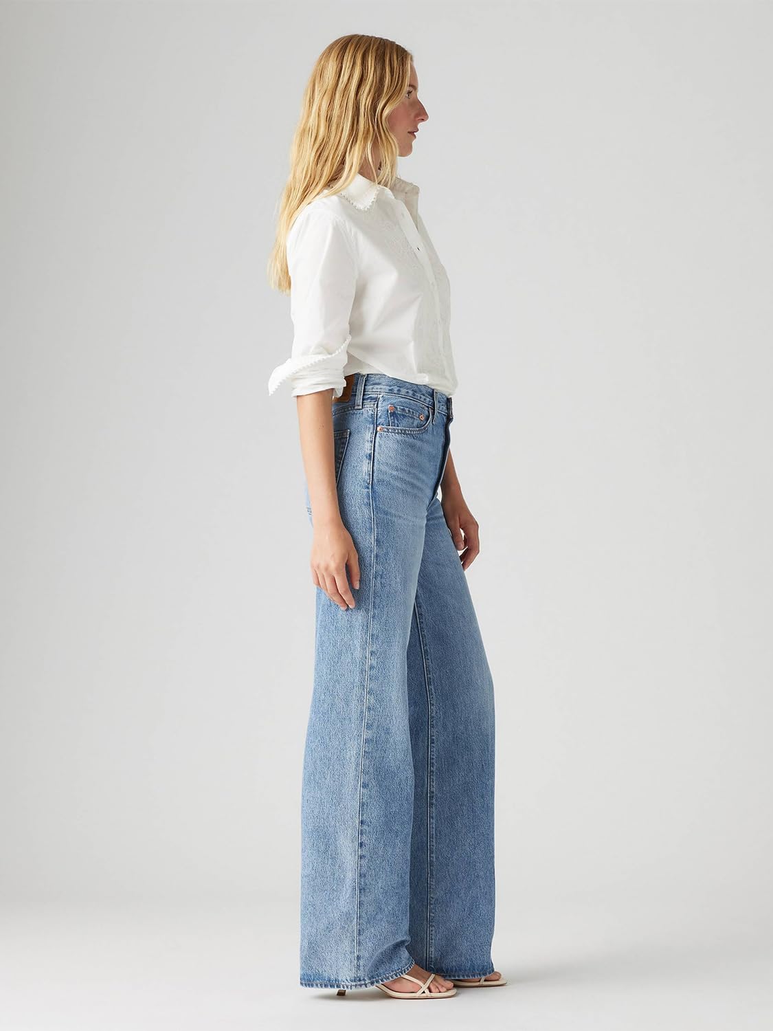 Levi's Ribcage Wide Leg - Dżins Kobiety