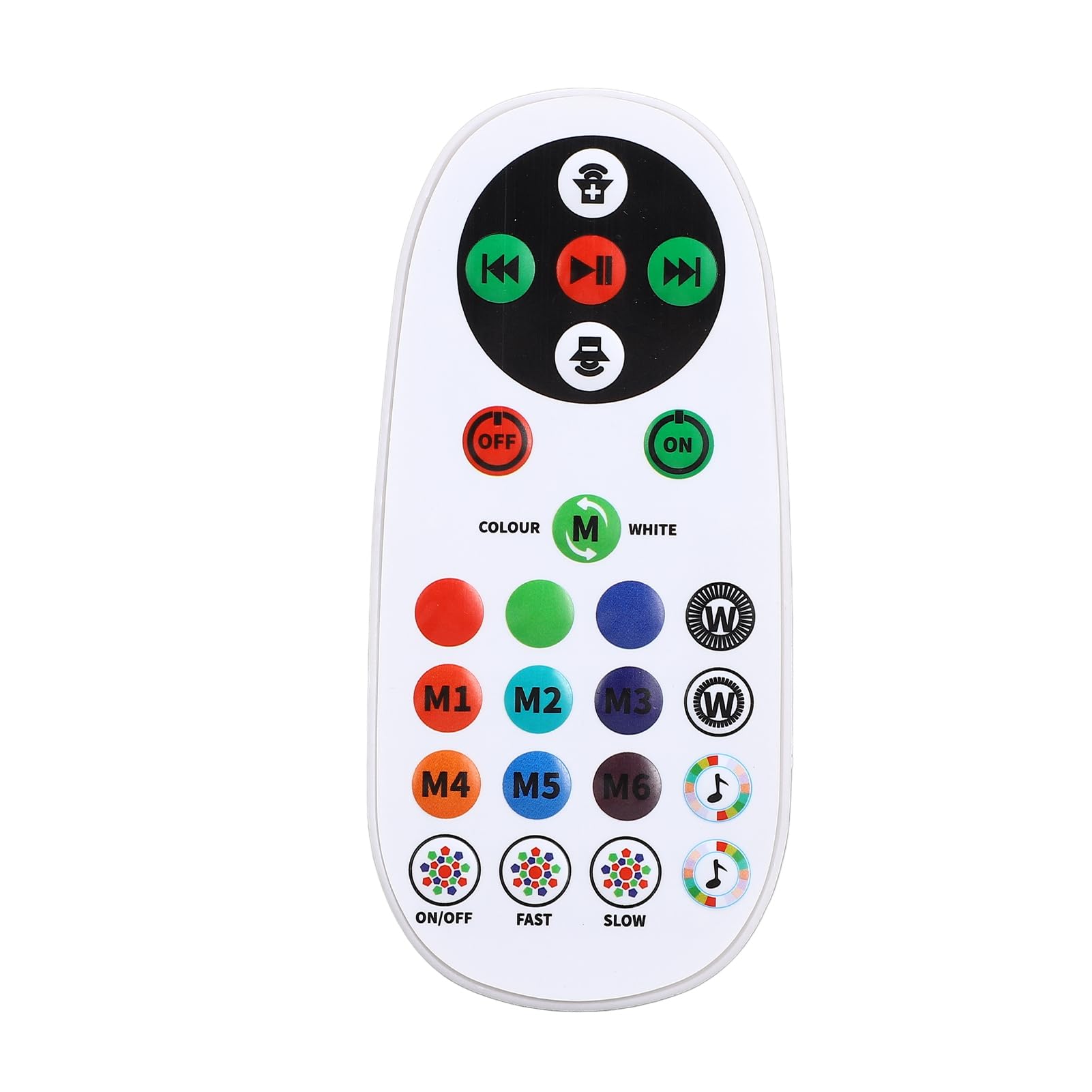 Fdit Luz Musical LED Bluetooth, 48W RGB con Control Remoto
