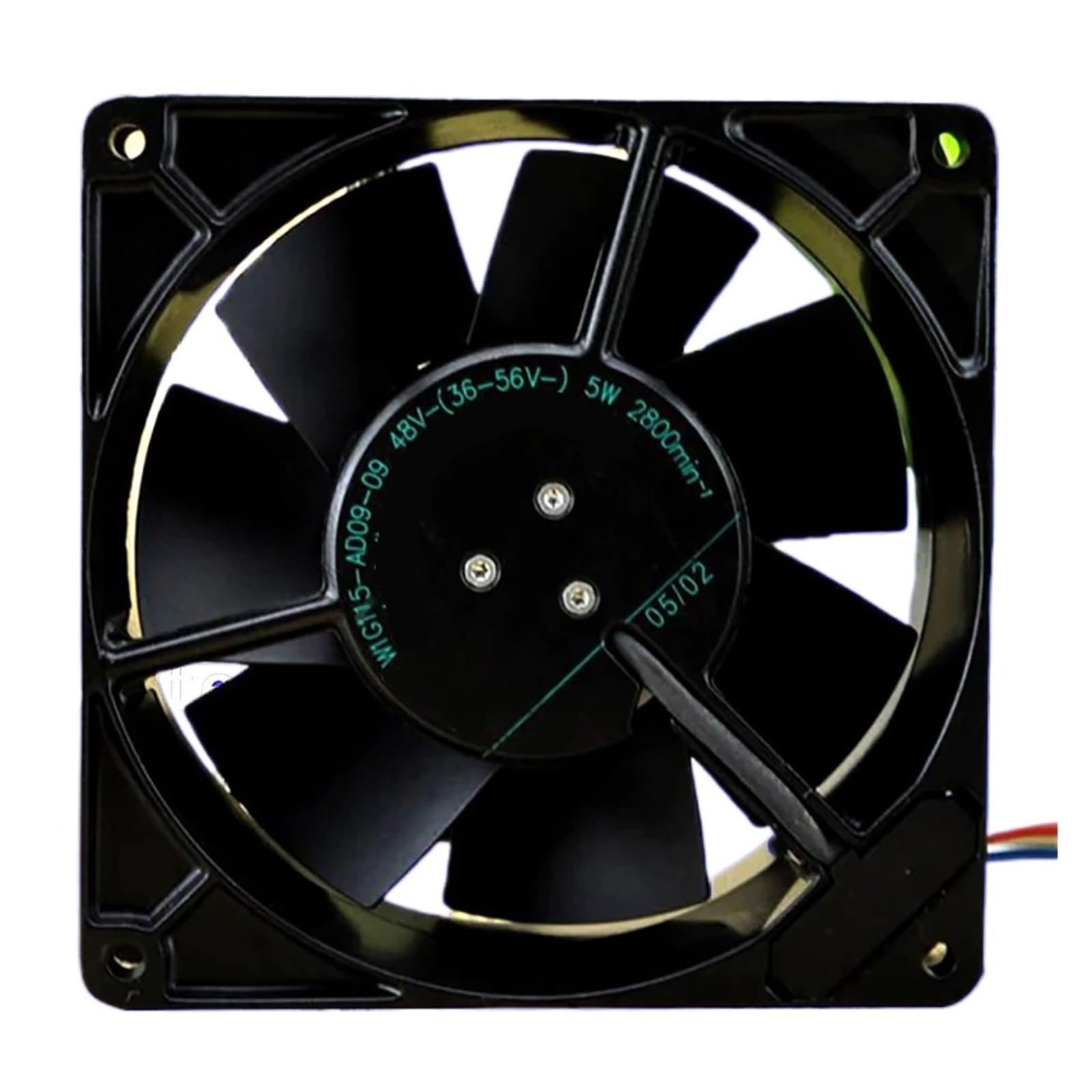 EAHWCXSD W1G115-AD09-09 48VDC 5W Cooling fan 12738 127 * 127 * 38MM