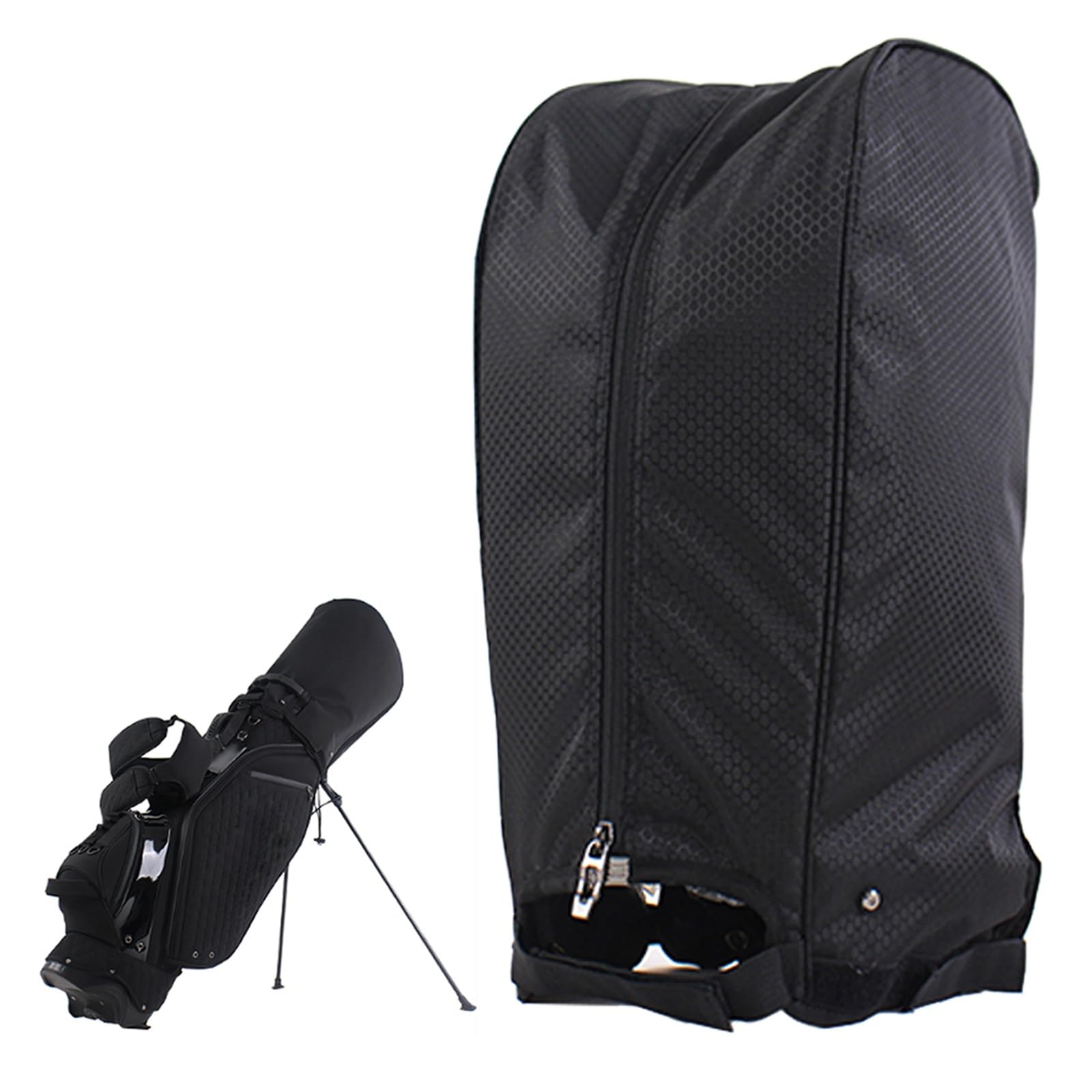 Amazon.co.jp: キャディバッグ フードカバー クリア キャディ