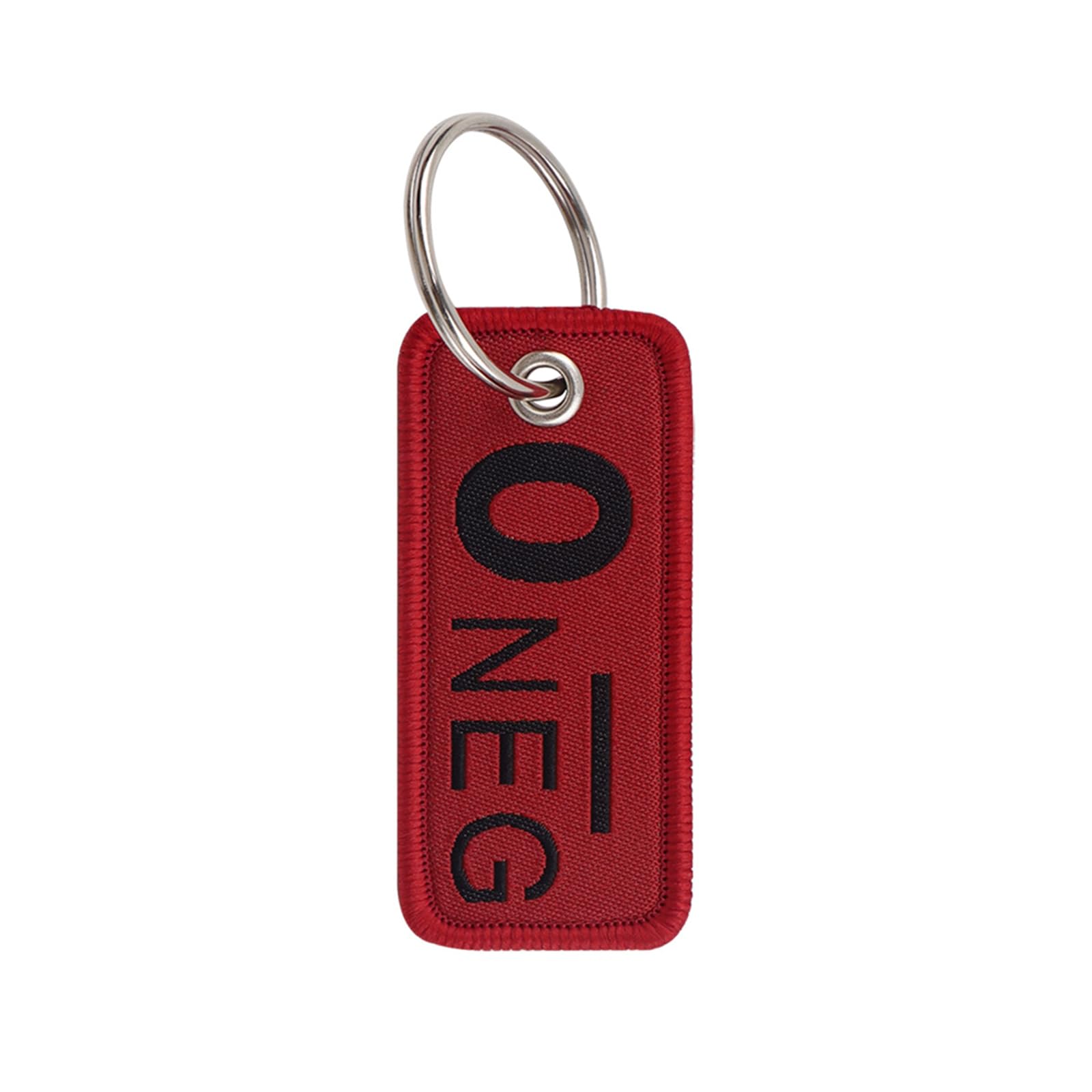 Maxtonser Fashionable Woven Label Blood Type Keychain for Trendy Youth Handmade Keyring Stylish Bag Charm Unique Accessories