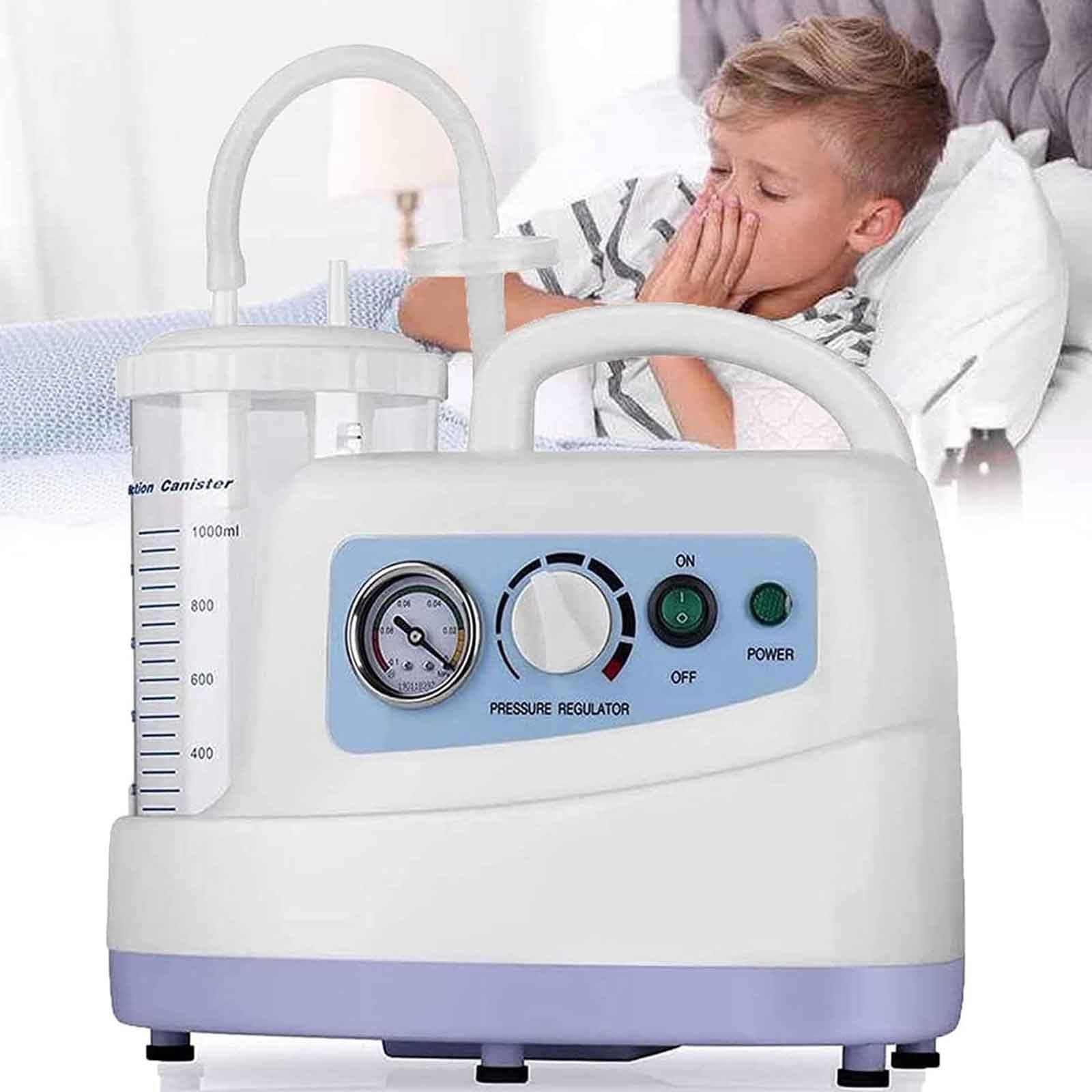 Dispositivo elettrico portatile di aspirazione del muco, facile da usare, per la cura domestica di anziani e bambini