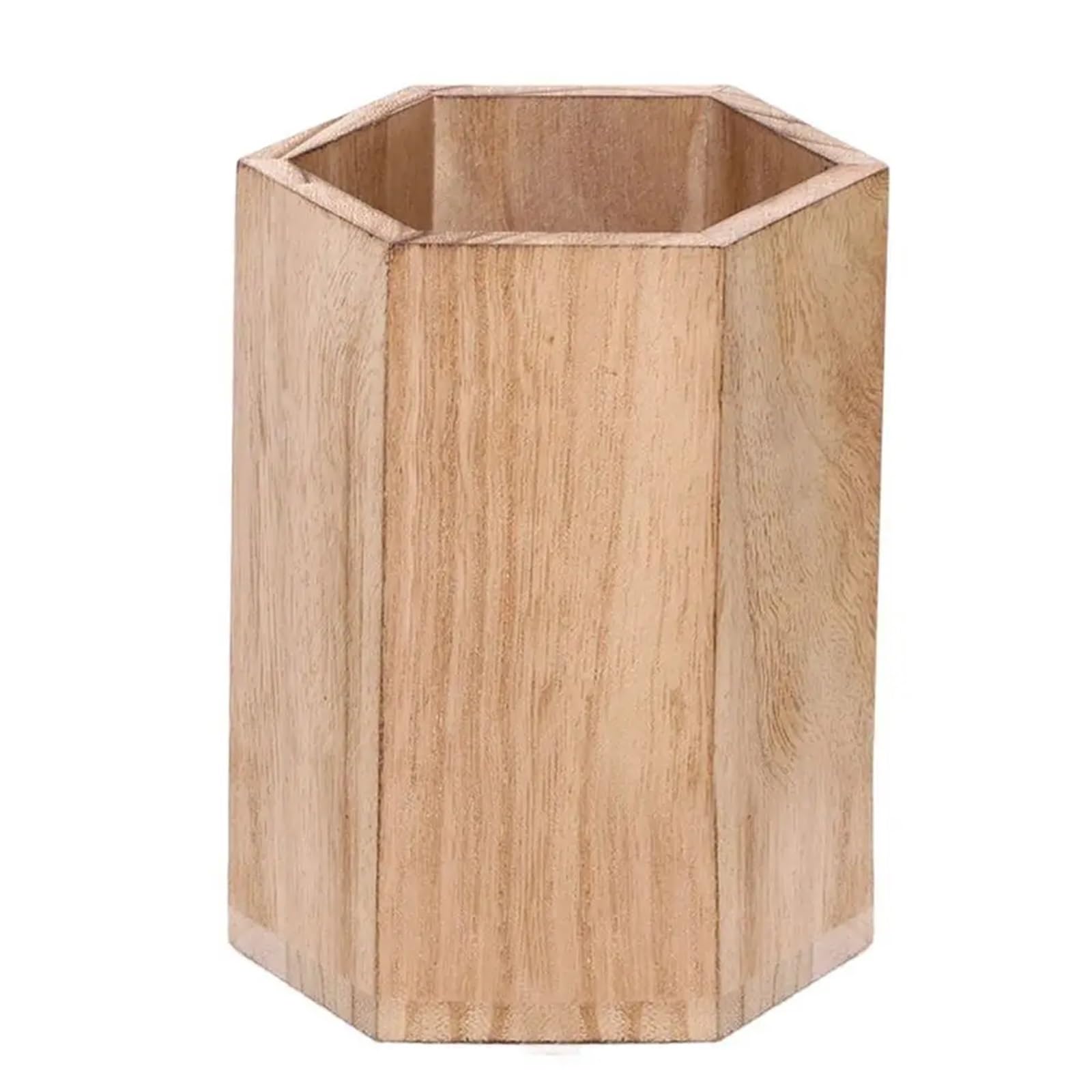LPACXBYD Bamboo Pen Holder Desktop Storage Wooden Pen Holders Multifunctional Large Capacity Organizer Pencil Student(A)