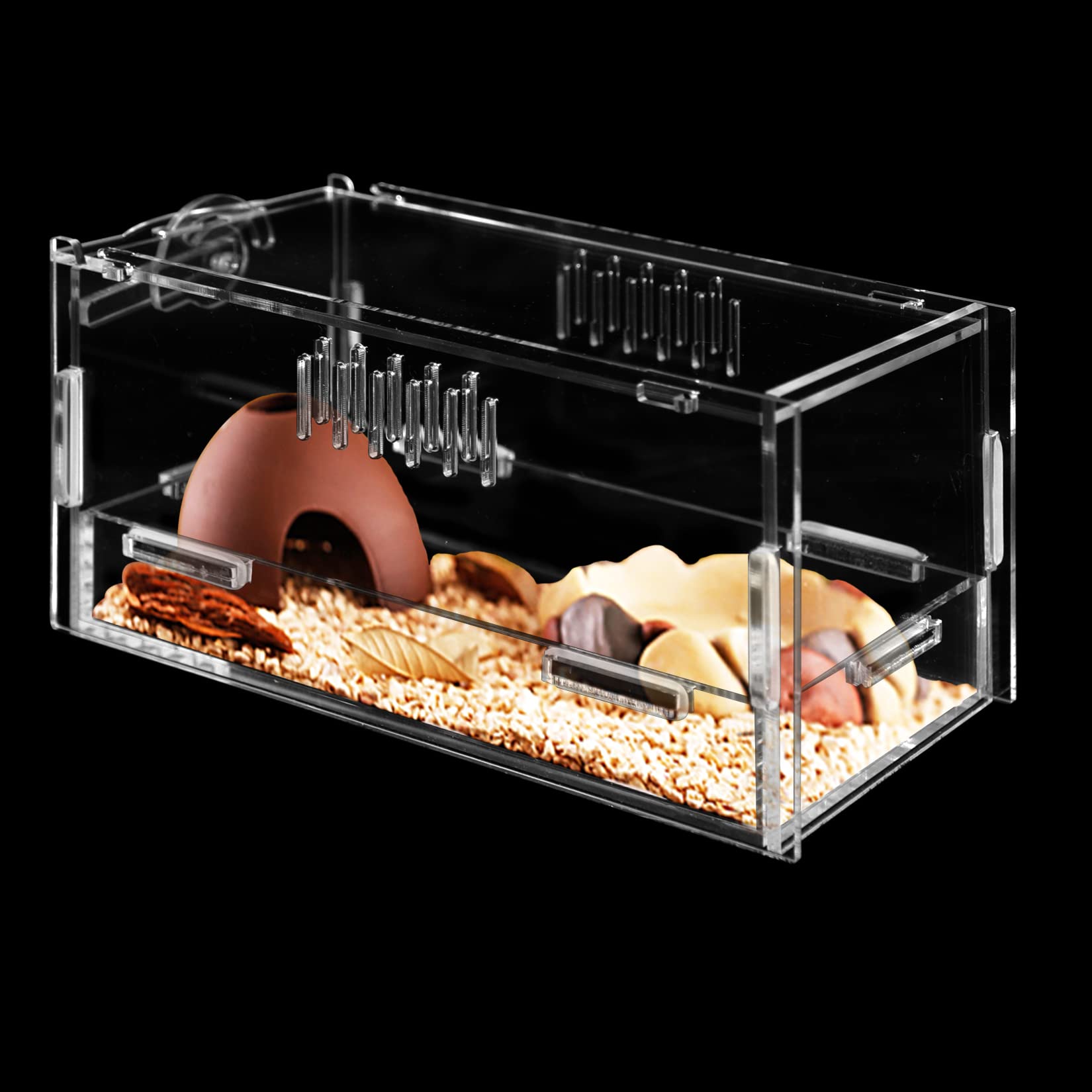 Buy Reptile Breeding Box Acrylic Feeding Box, Reptile Habitat Terrarium