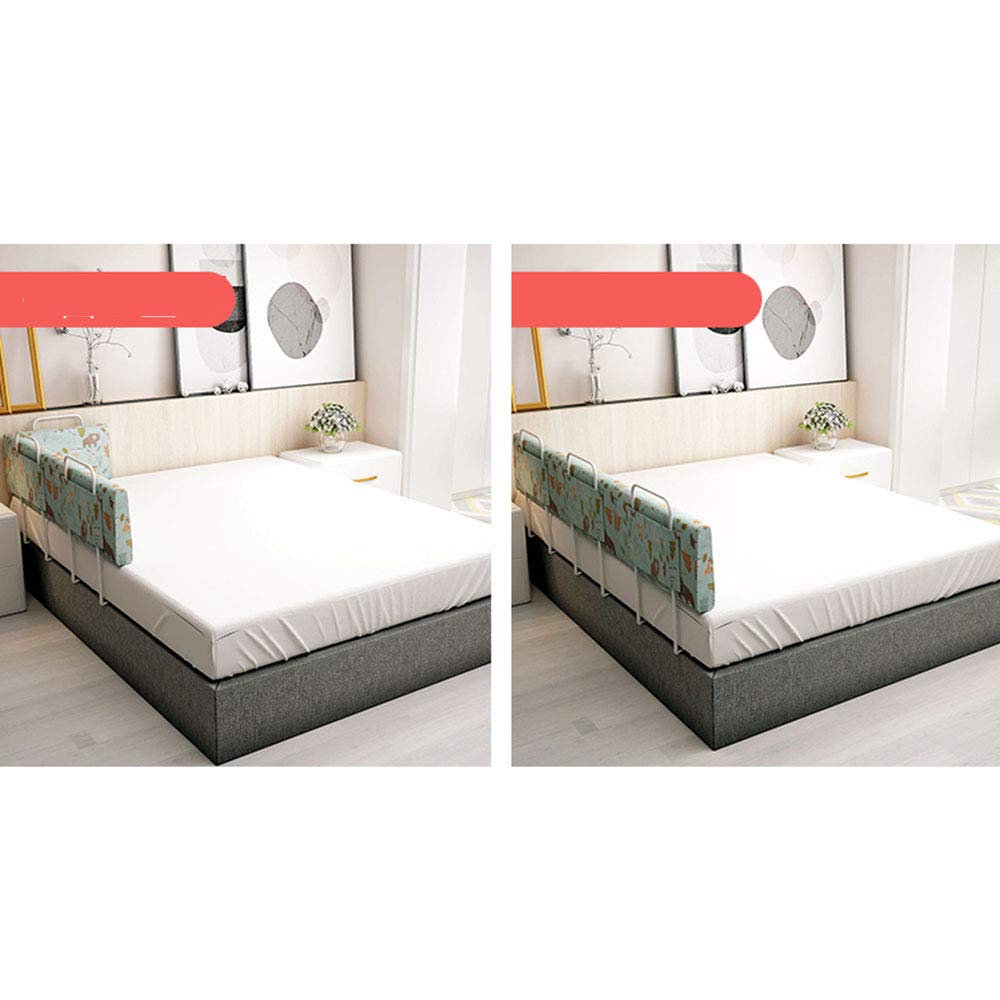 Barandilla de Cama para bebé, Protector de Cama, Barrera de Espuma viscoelástica apilable y empalmable para Cama Infantil, Ideal para Viajes, hogar y niños, Color Blanco, 58 cm.